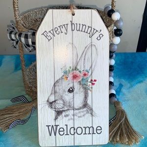 Hanging Easter sign